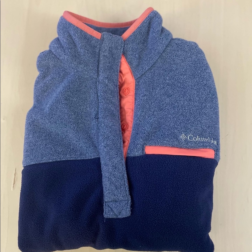 Columbia quarter button up long sleeve shirt